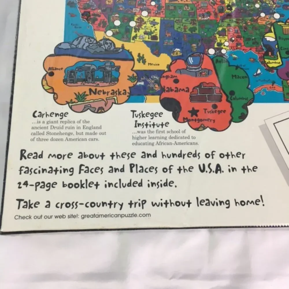 Great American Puzzle Factory USA Map Puzzle for Kids